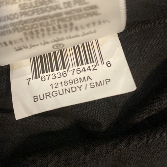 New Bcbg Maxazria burgundy moto biker leather jacket Blake - Picture 8 of 16